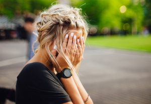 Women facing mistakes